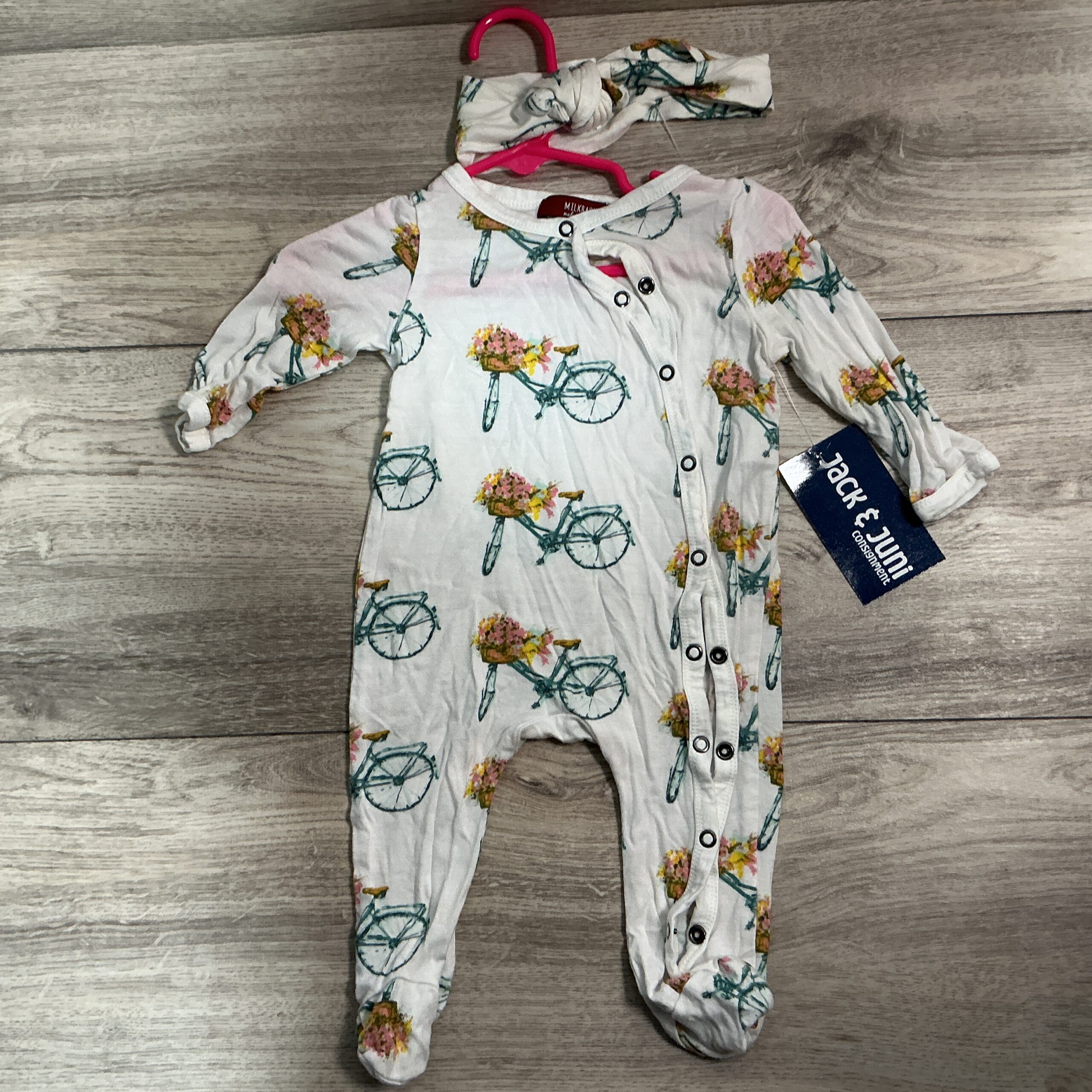 GIRLS - 3/6 Month - Sleeper with Bow