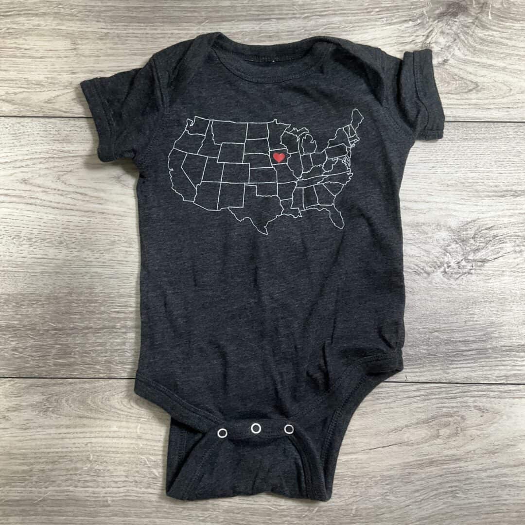 BOYS - 6/12 Month - Ohio Onesie