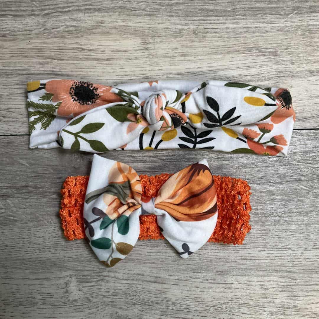 GIRLS - 0/6 Months - Hair Bows (2 Piece)