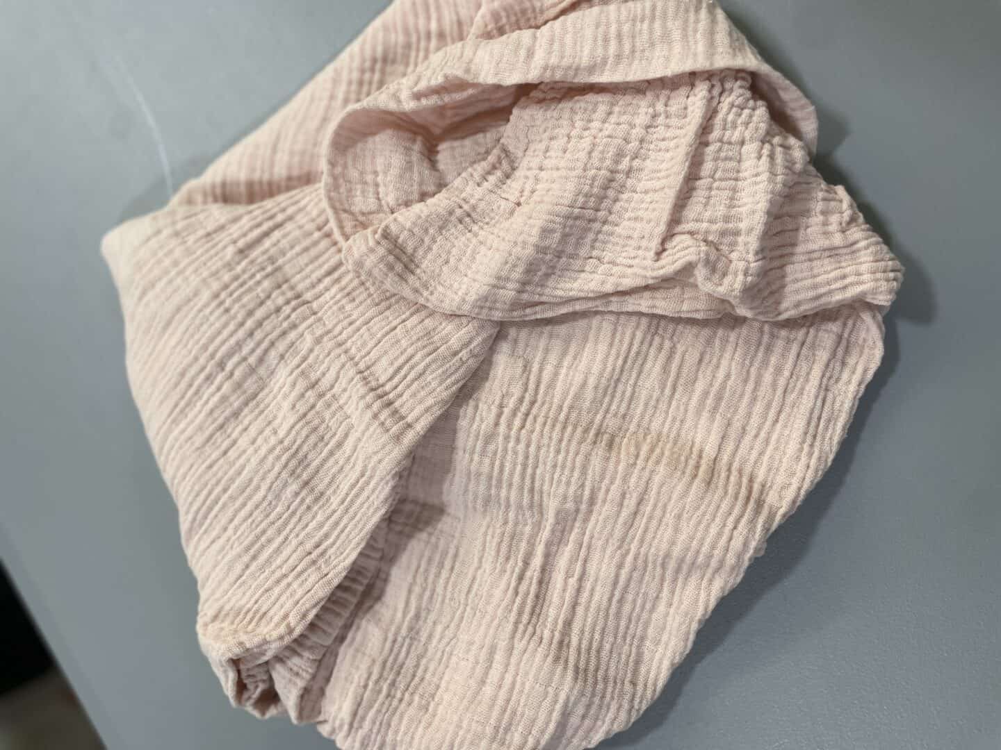 Little Unicorn, Light Pink, Muslin Crib Sheet