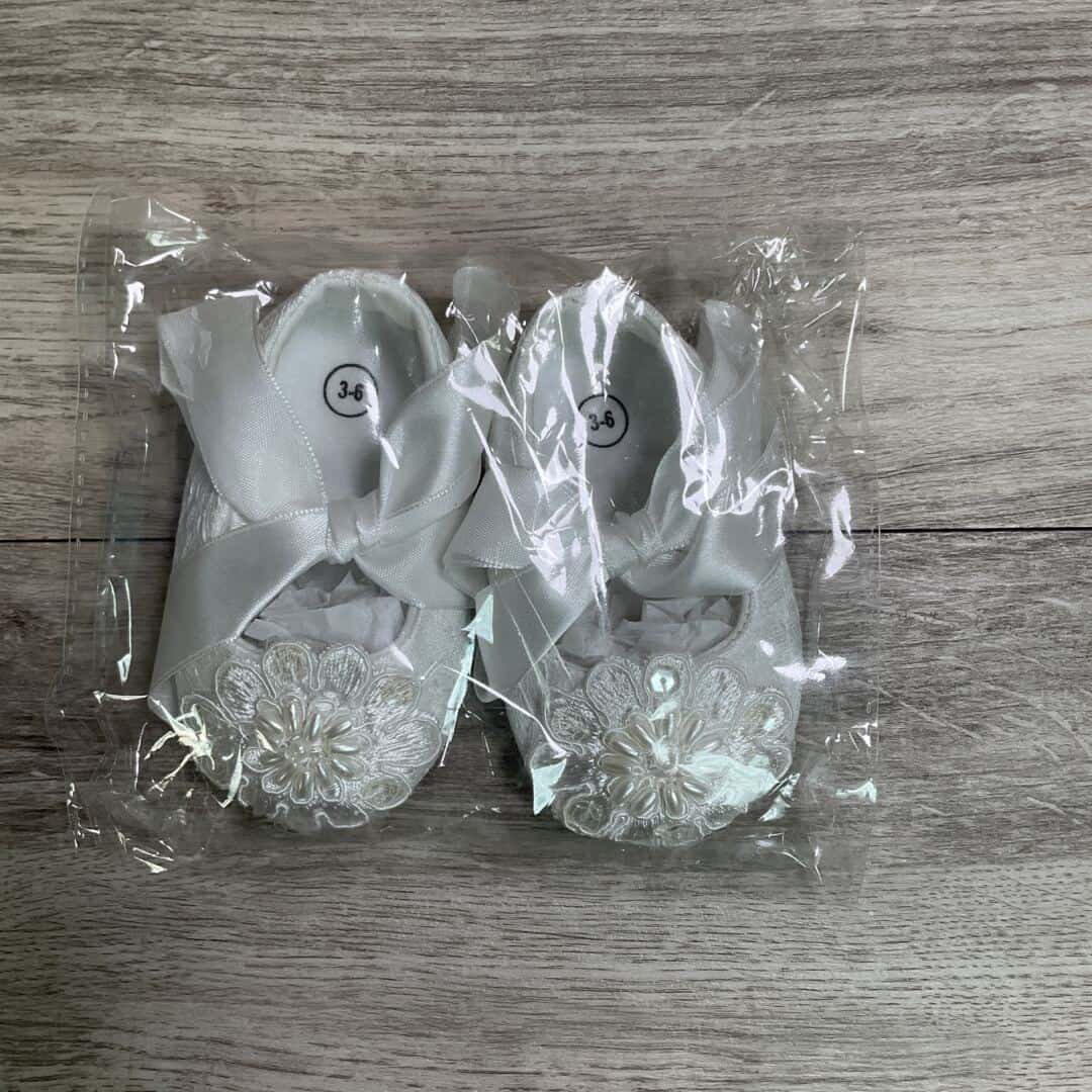 GIRLS - 3/6 Months - Crib Shoes - NEW