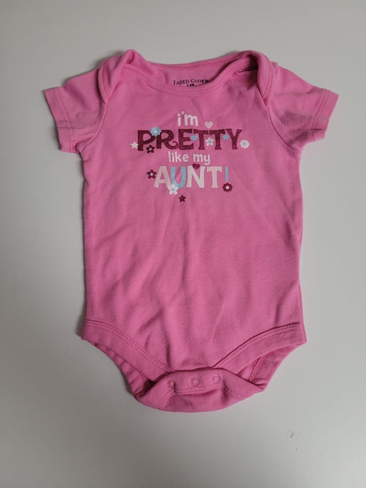 GIRLS - #1041 - 3/6 Months- Onesie