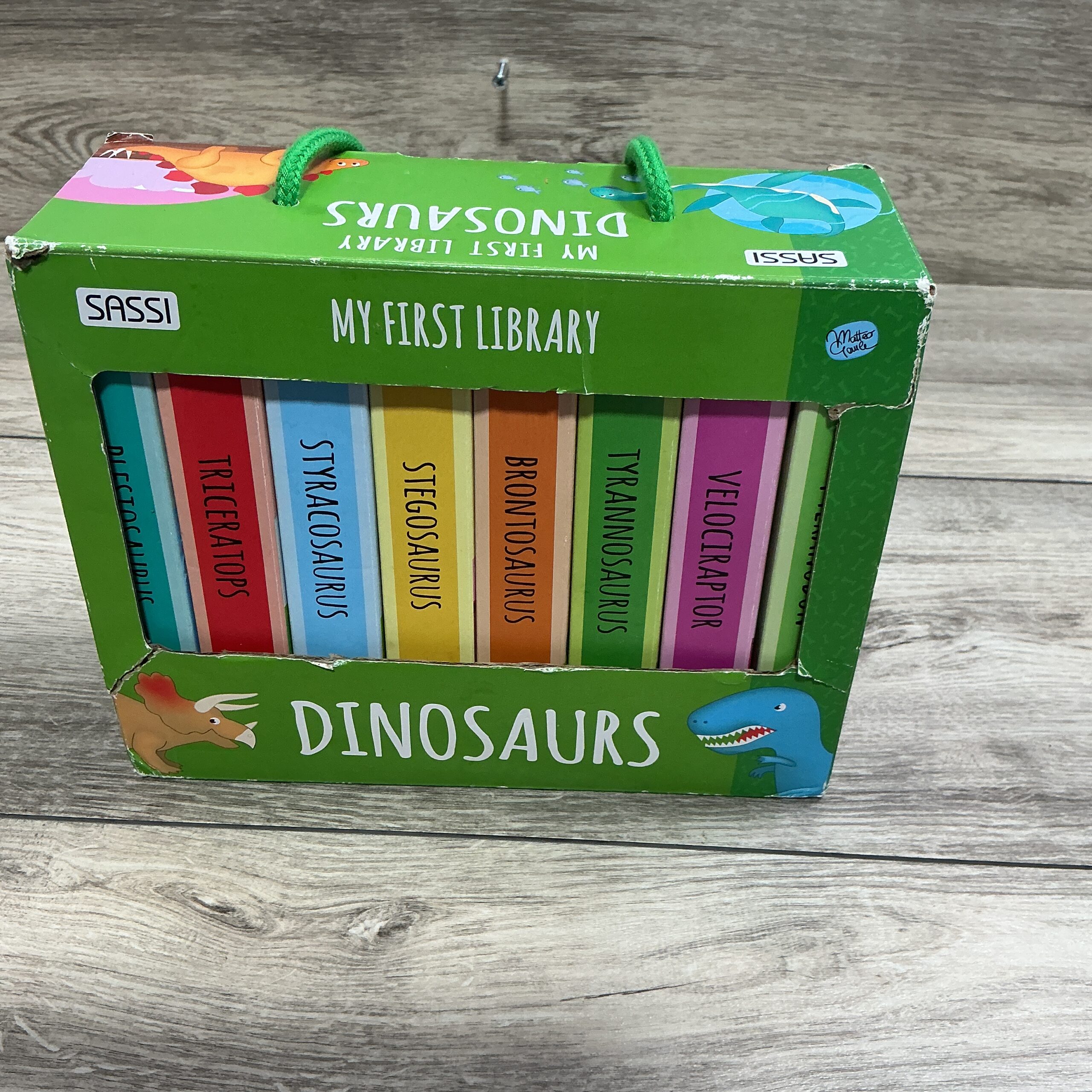 My First Library Dinosaurs includes 8 Board Books