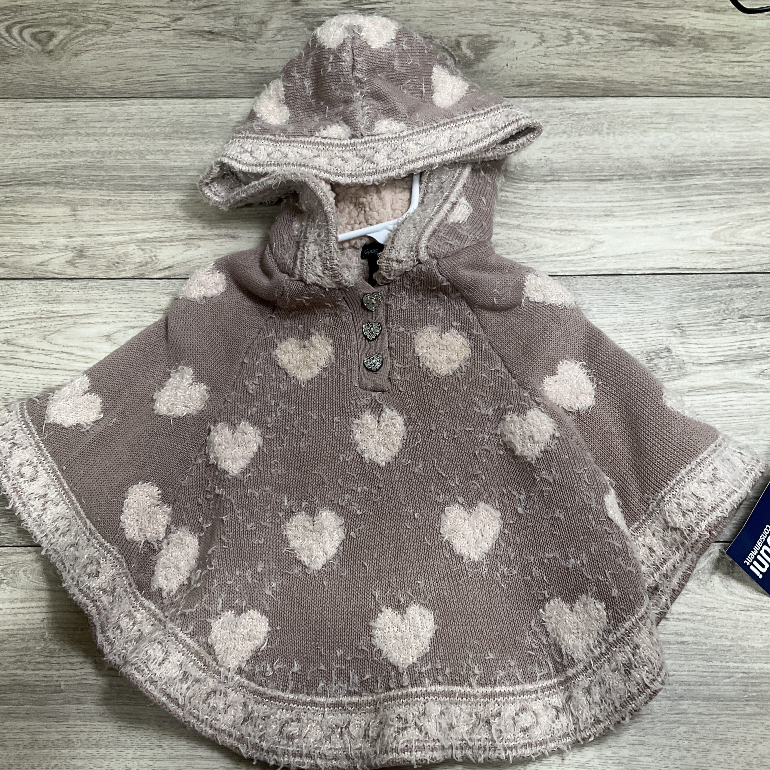 GIRLS - 2T - Poncho