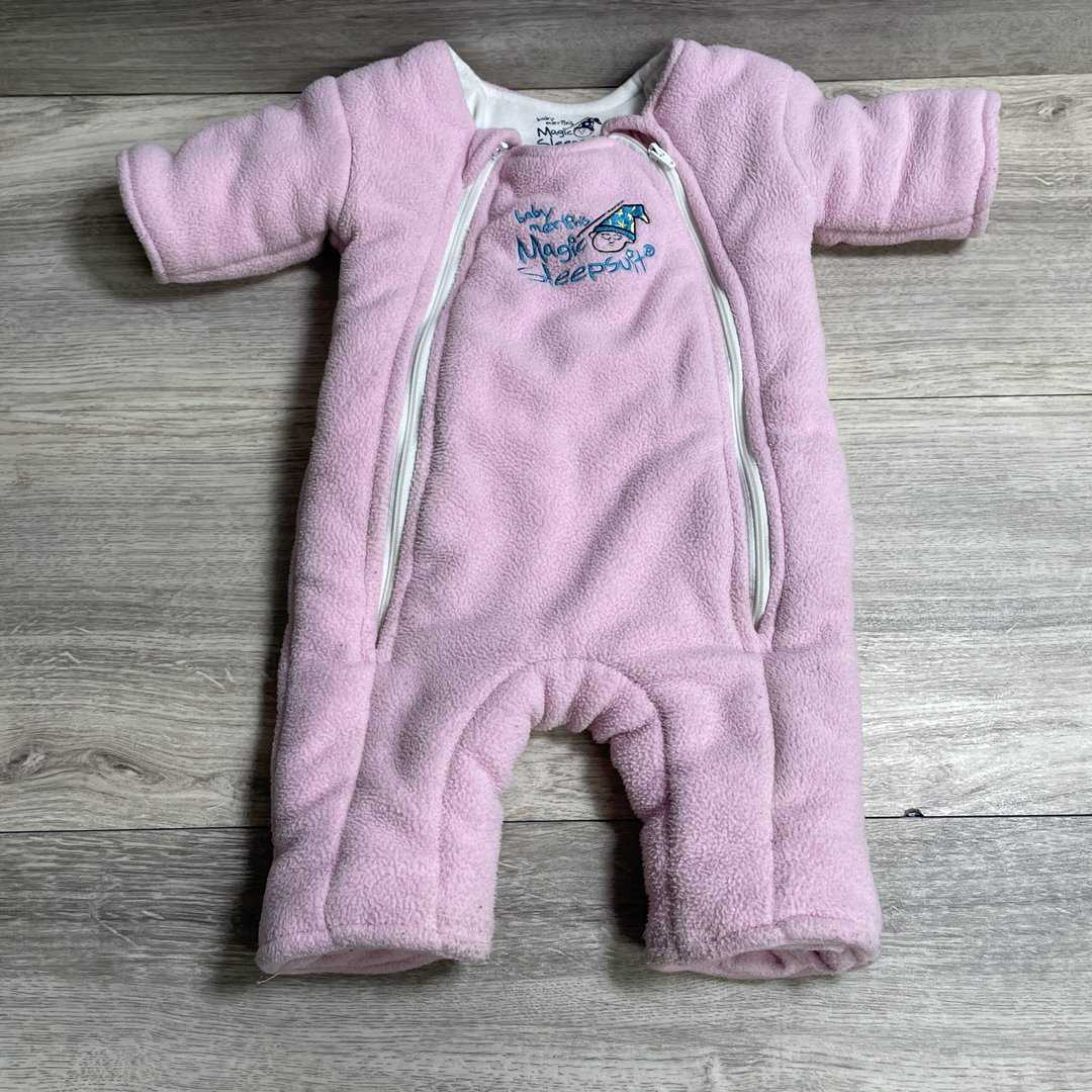 Merlin Sleepsuit – 3/6 Months – Pink