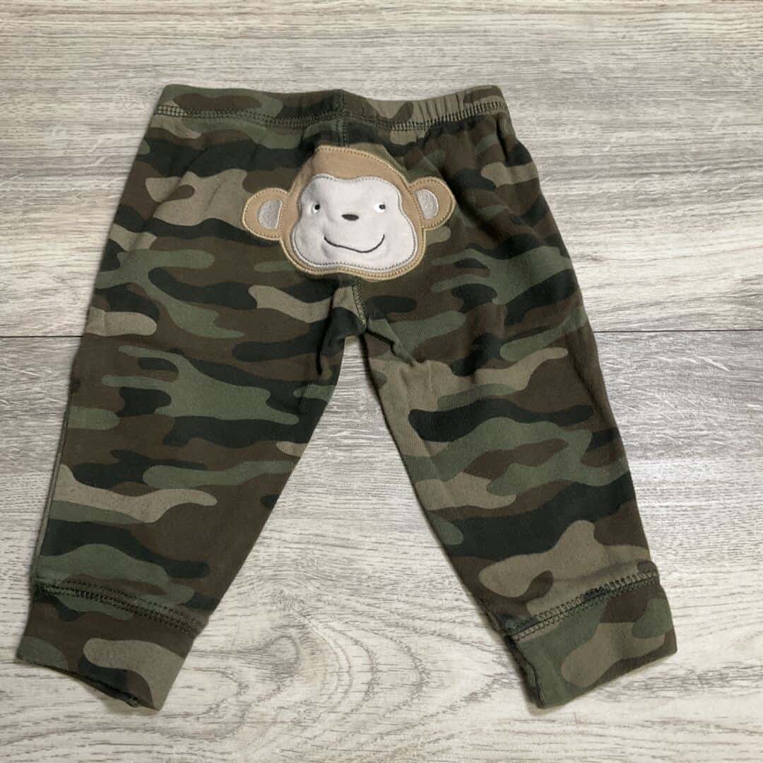 BOYS - 6 Months - Monkey Booty Pants