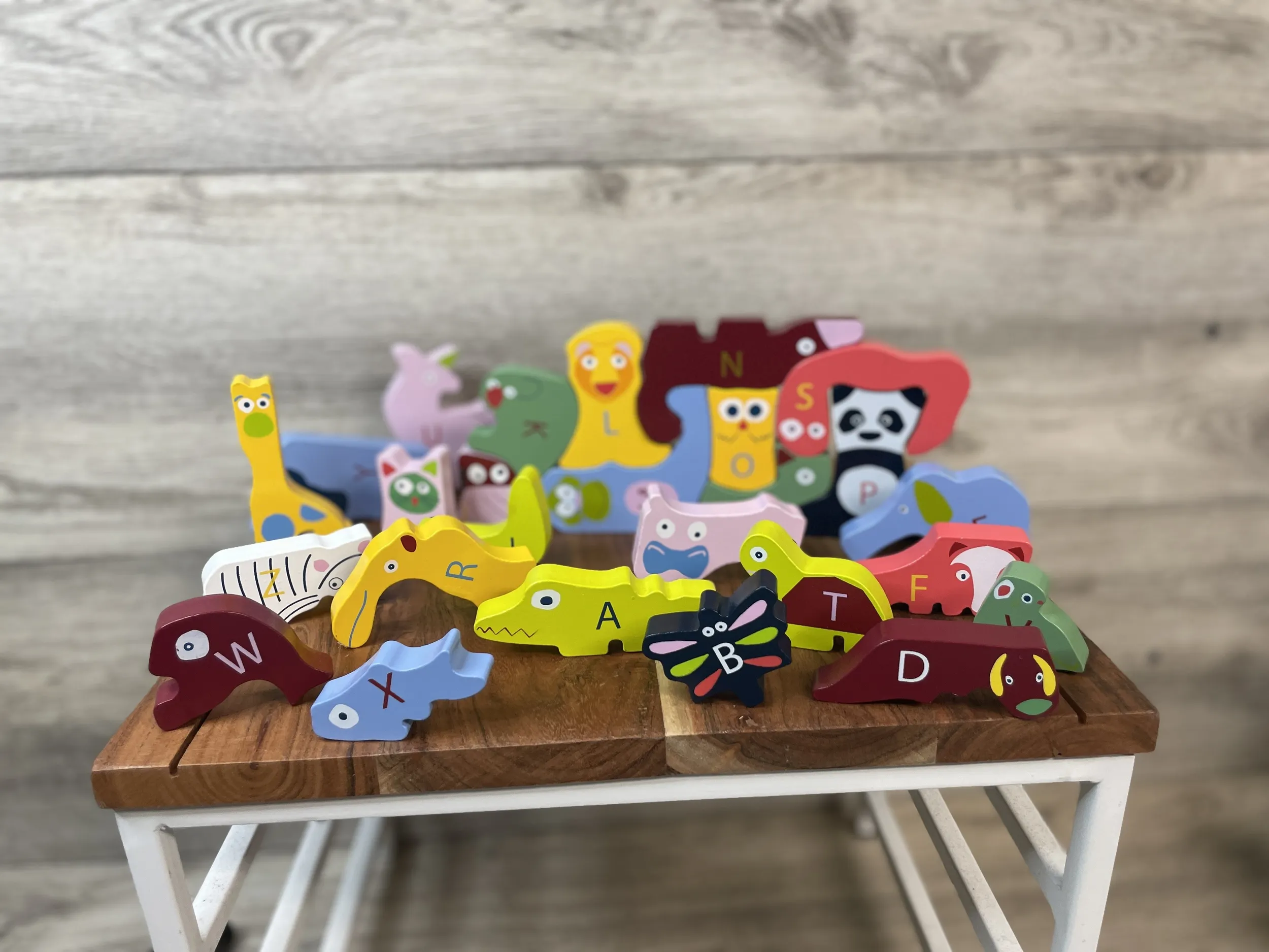 Wooden Animal Abc Educational Puzzle