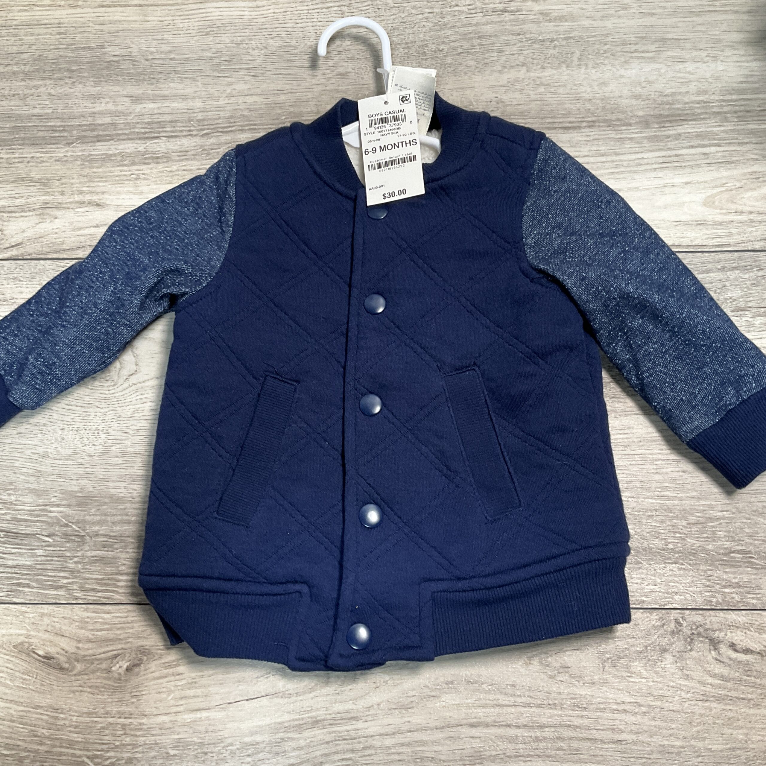 BOYS - 6/9 Month - Jacket - NEW