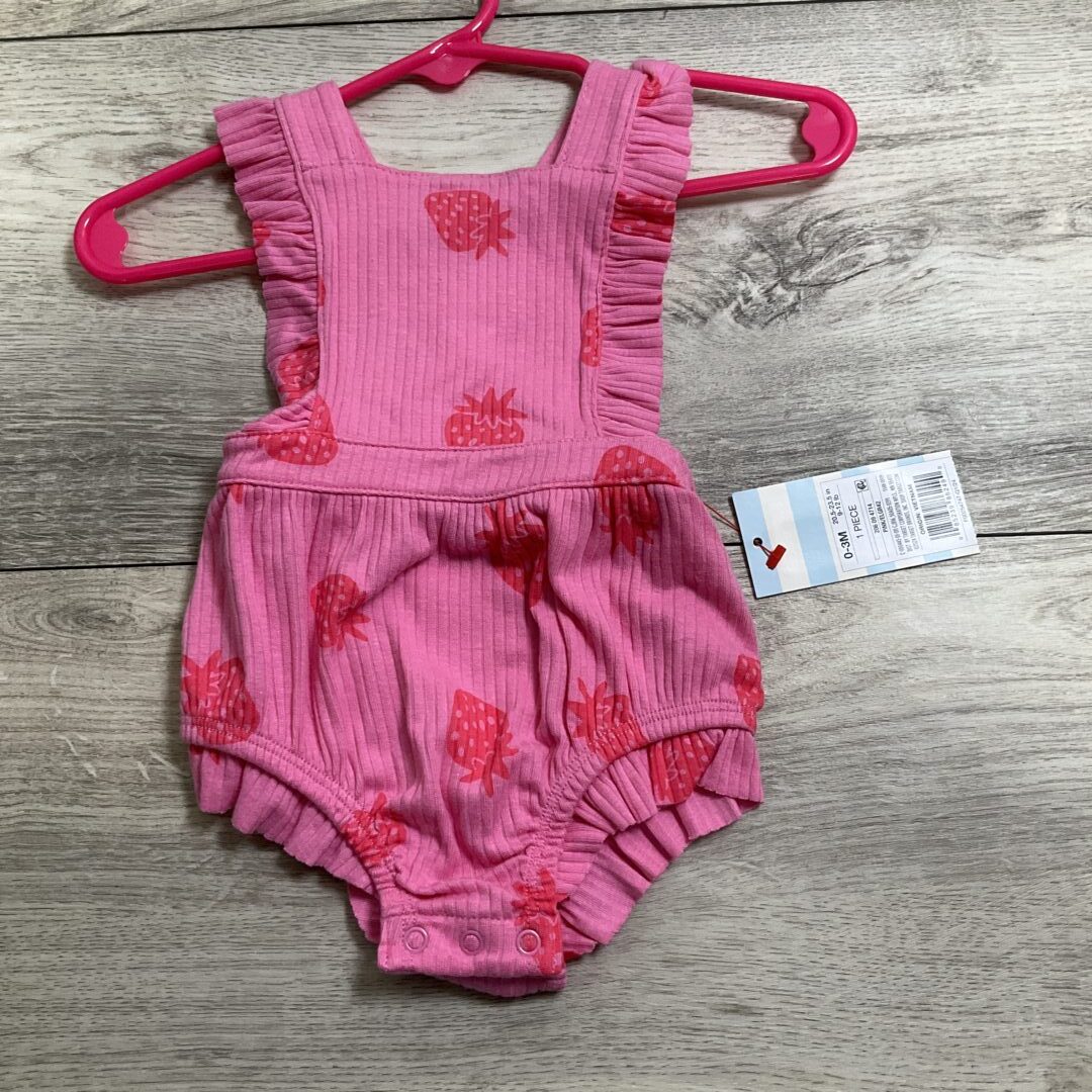 GIRLS - 0/3 Months - Outfit Onesie - NEW