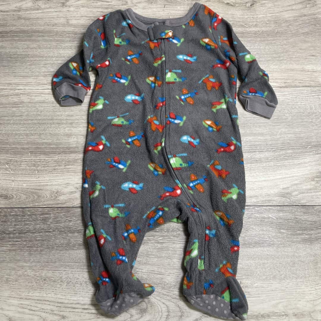 BOYS - 6/12 Months - Fuzzy PJs