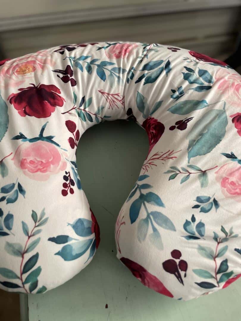 Super Soft Floral Boppy Pillow