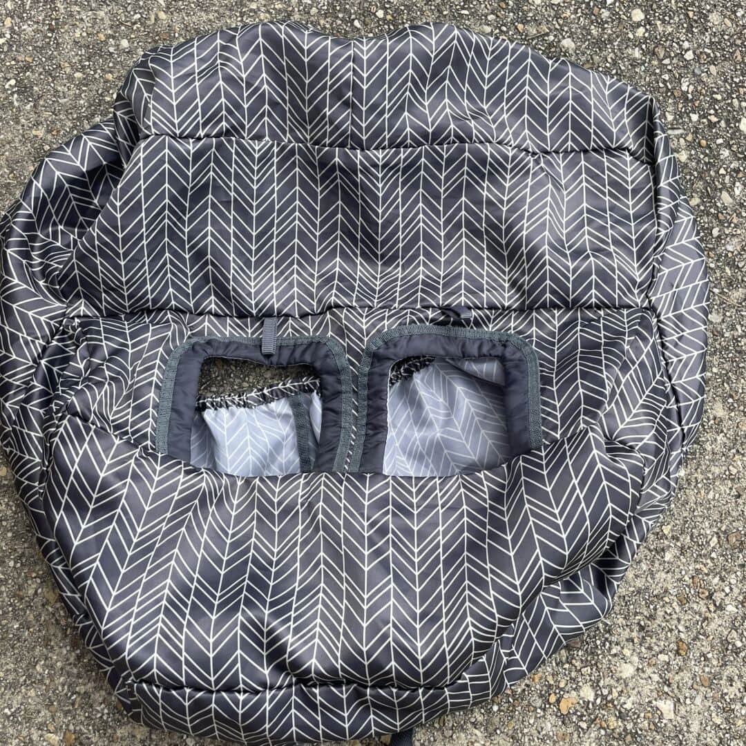 Black Chevron Cart Cover