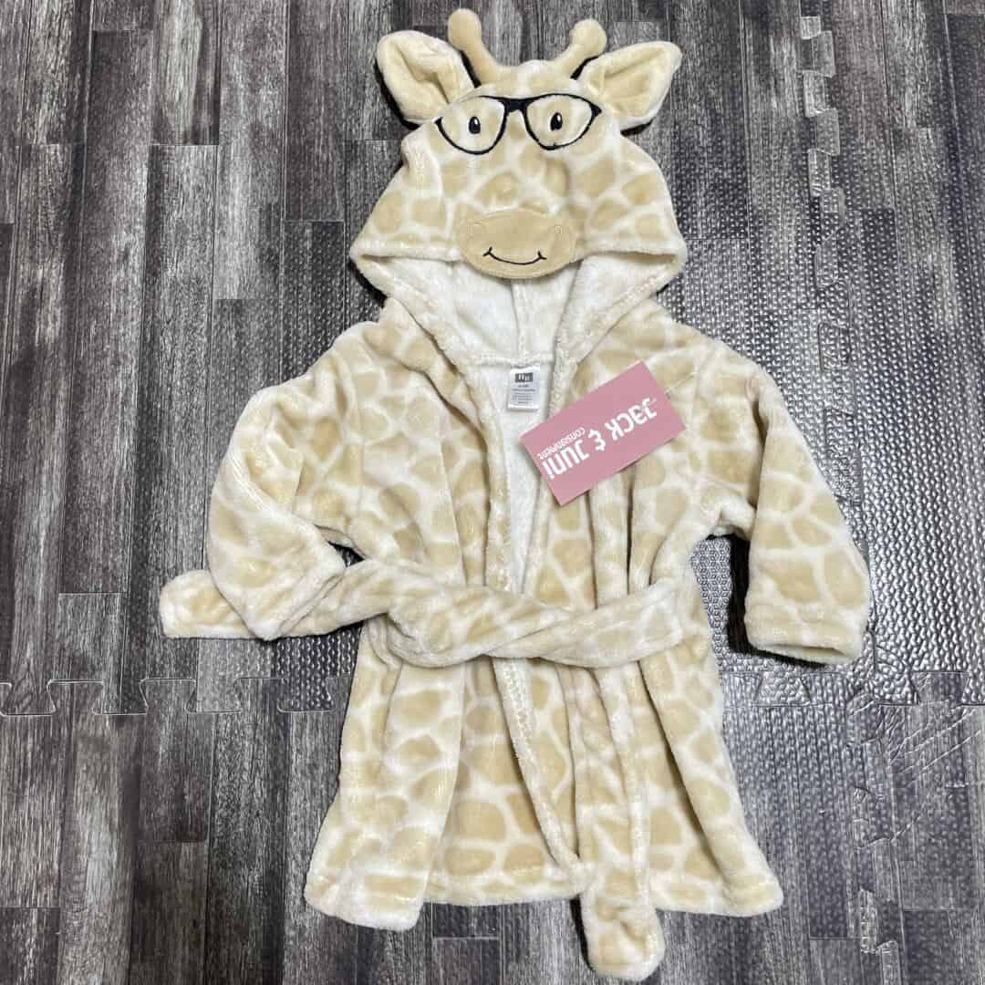 BOYS / GIRLS - 0/6 Months - Giraffe Robe