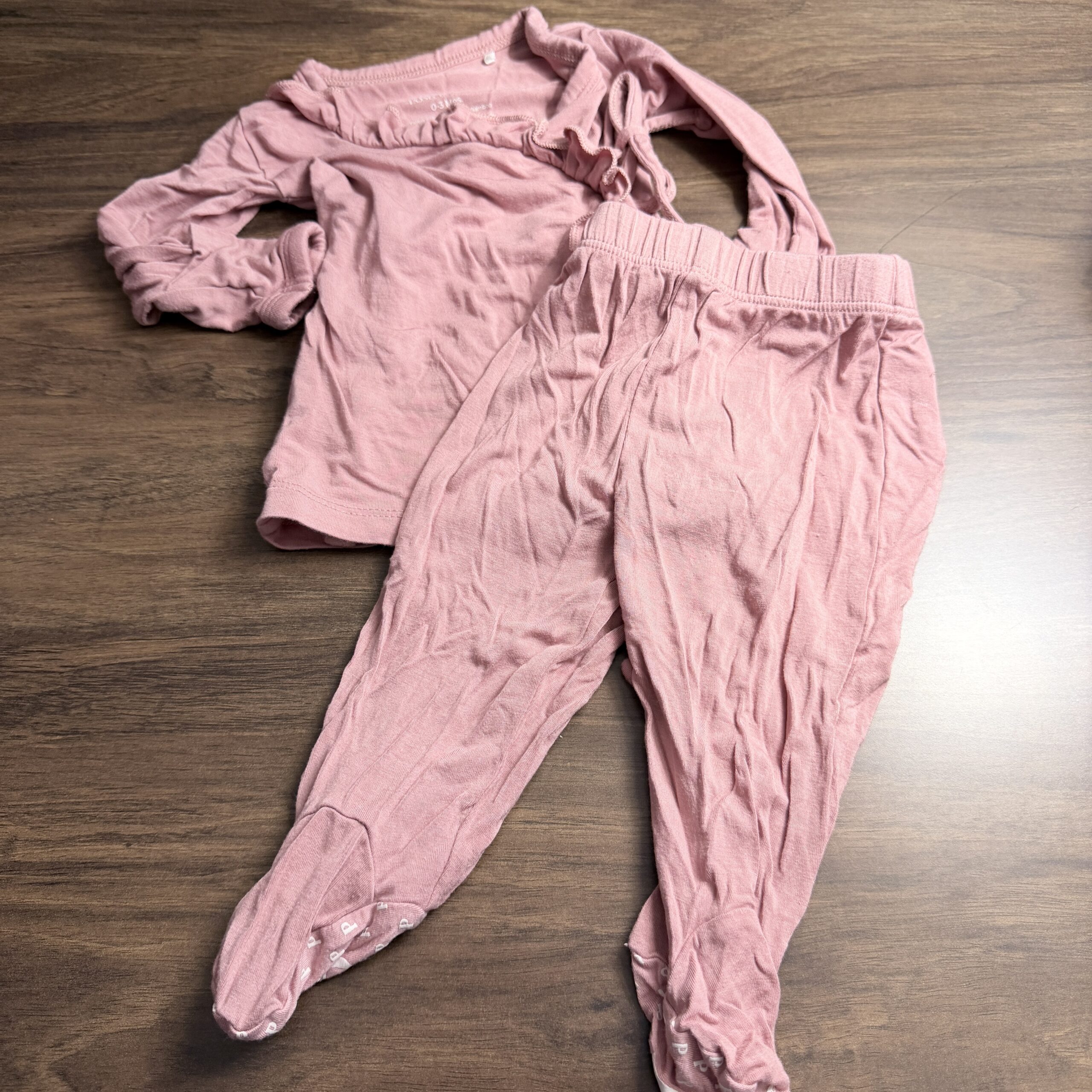 GIRLS - 0/3 Month - Bamboo PJ's