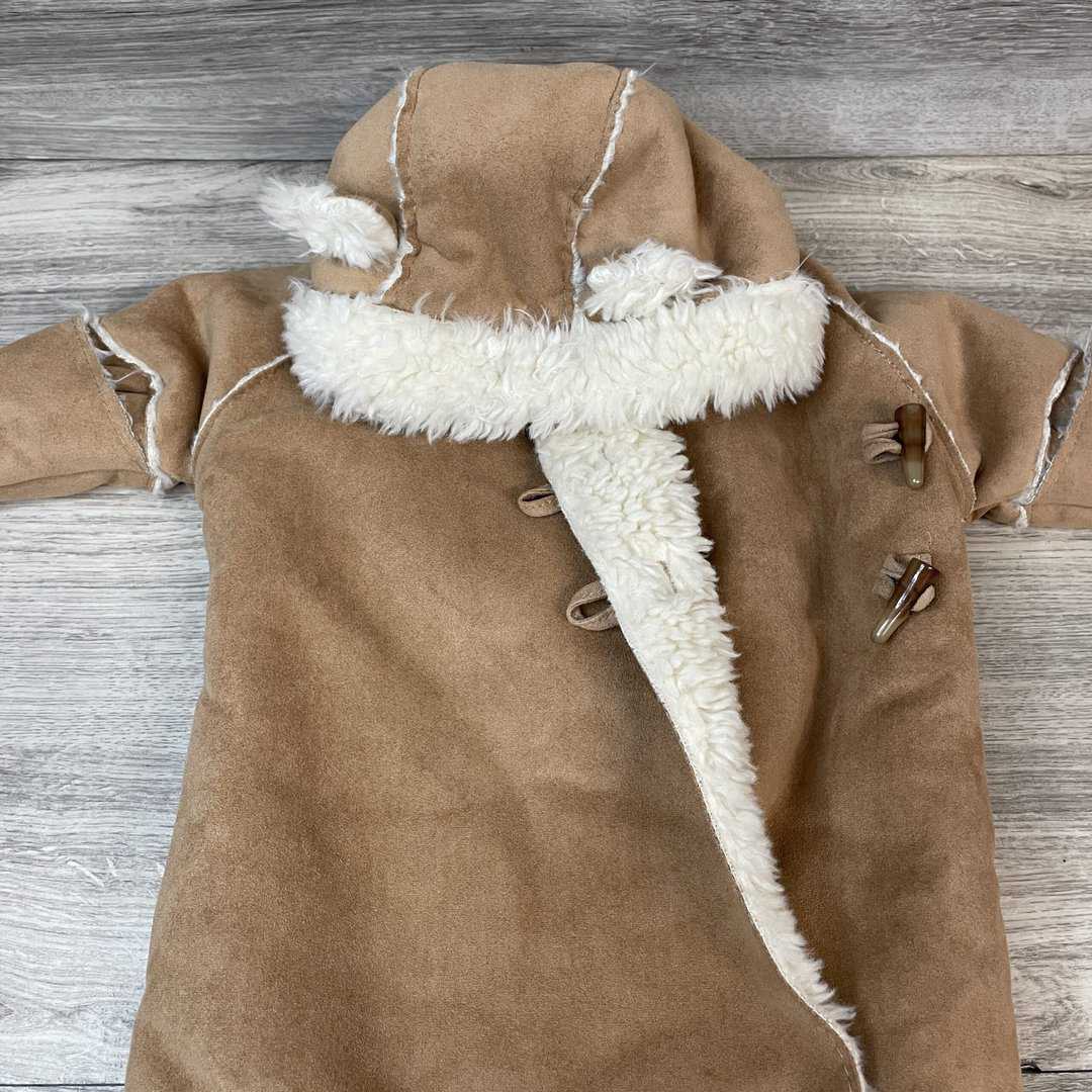 Baby Gap Tan Faux Suede Sherpa Shearling Infant Snowsuit