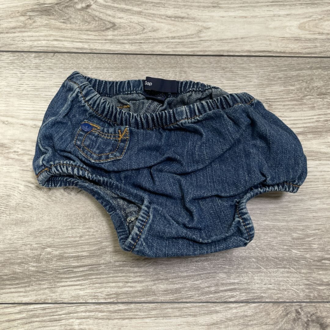 GIRLS - 0/3 Months - Jean Diaper Cover