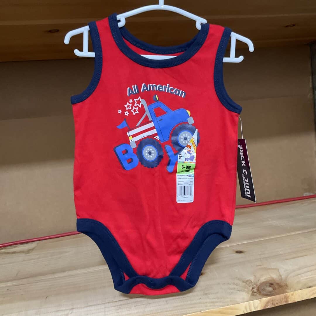 BOYS - 6/9 Month - New Tank Onesie