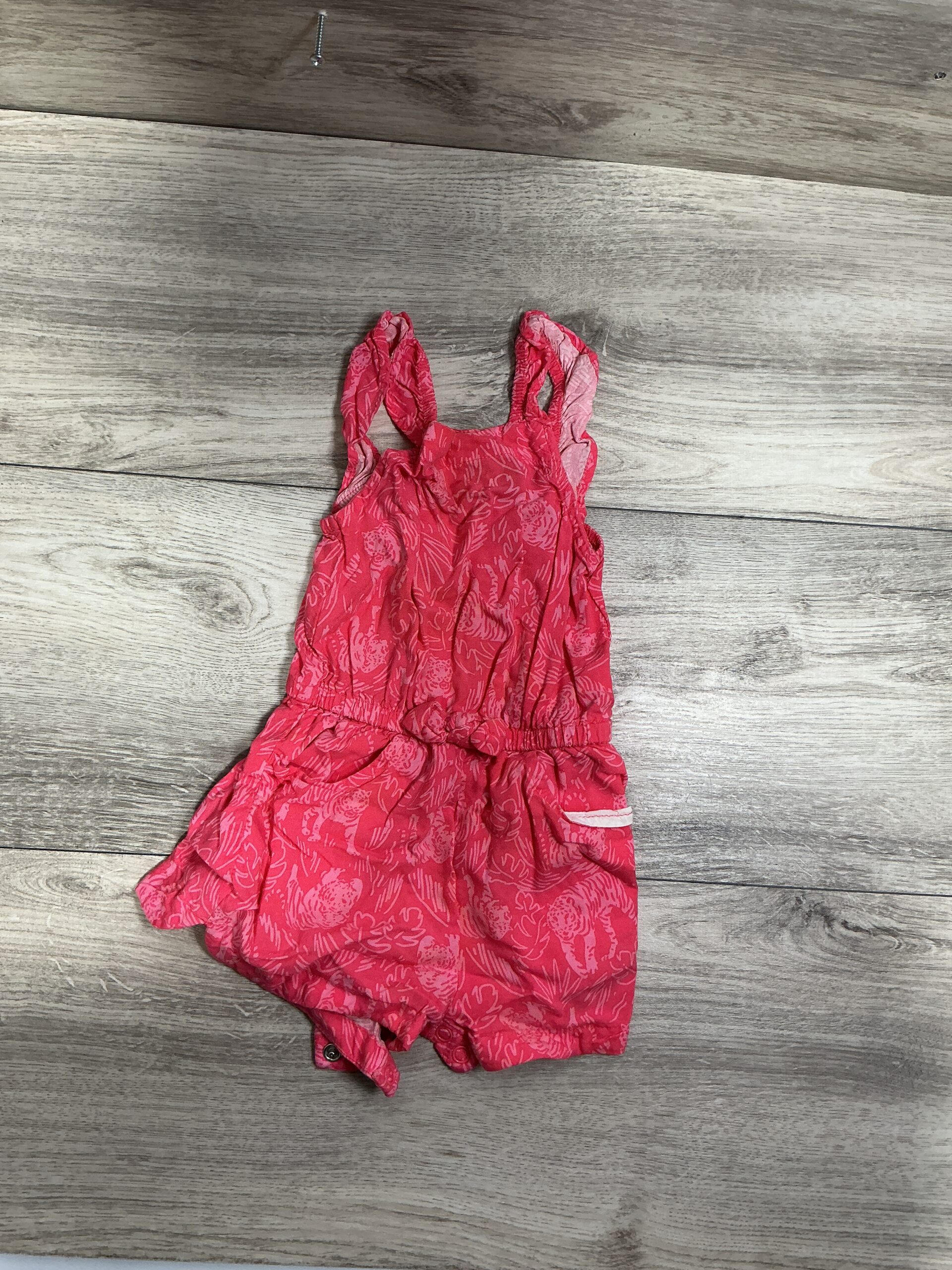 GIRLS - 18 Month - Romper - play clothes stains not noticeable on outside