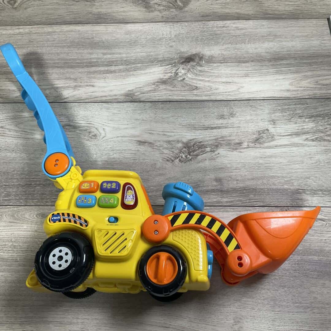 VTech Pop-a-Balls Push & Pop Bulldozer - NO ACCESSORIES