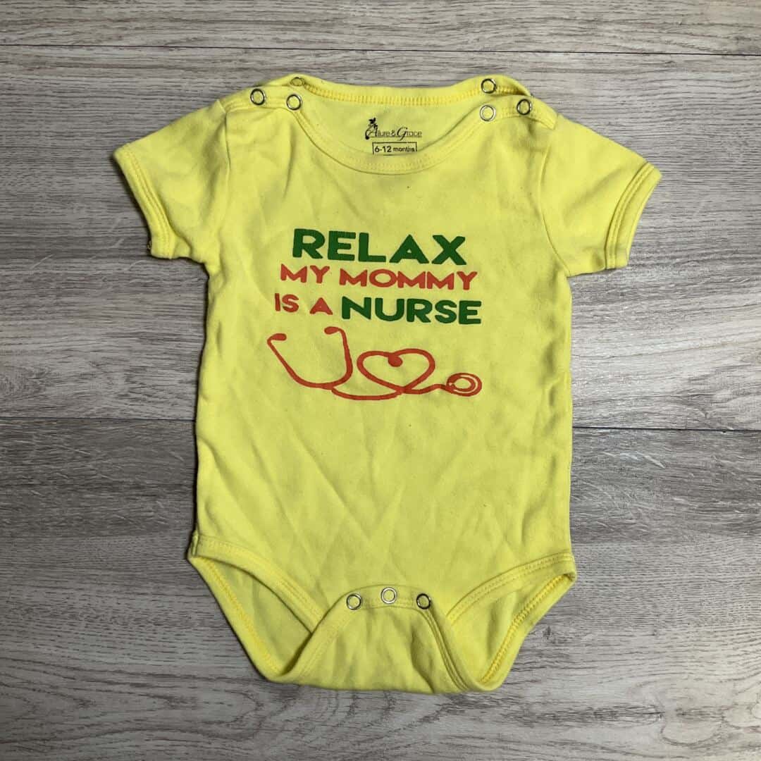 GIRLS - 6/12 Months - Onesie - Semi Play Clothes Condition