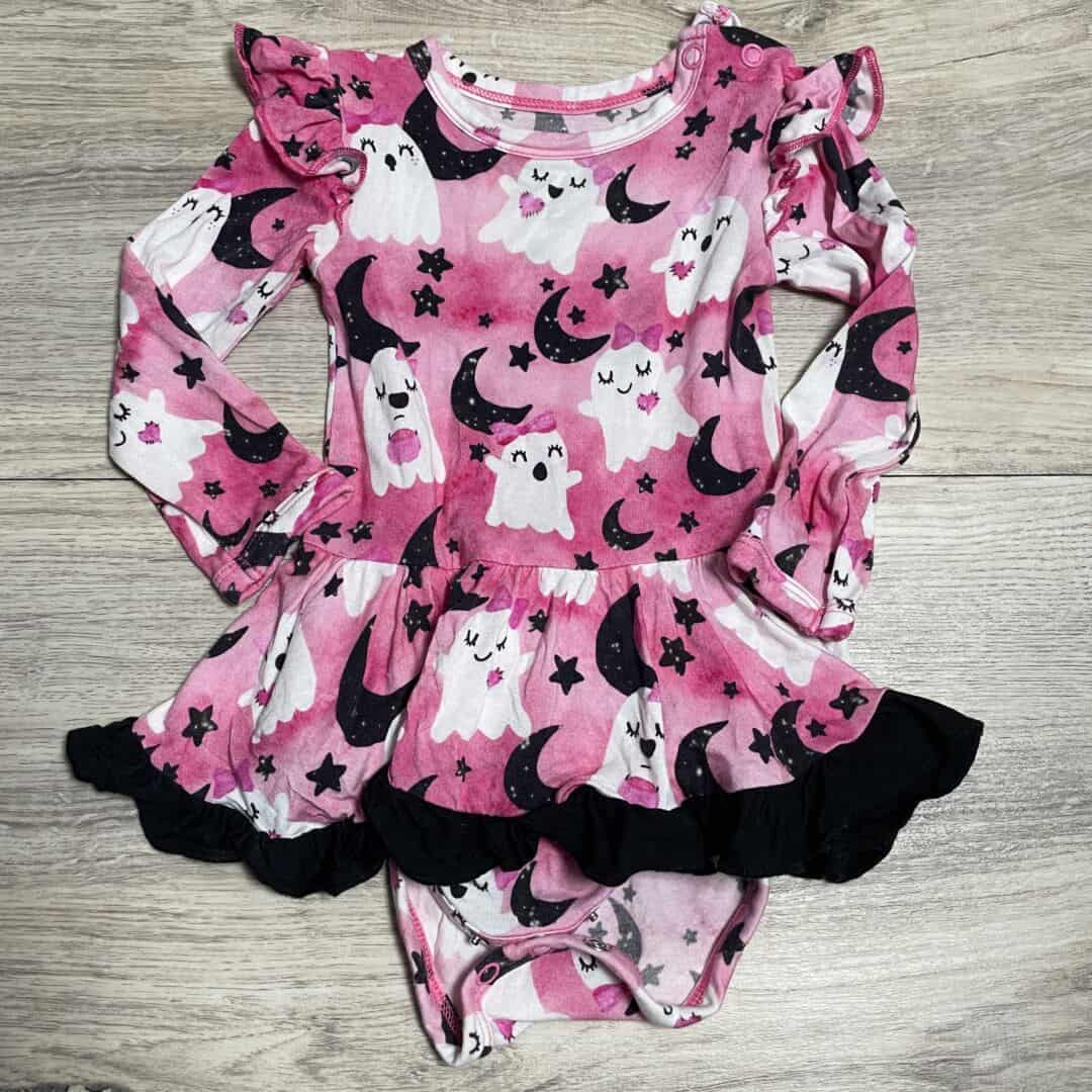 GIRLS - 3/6 Months - Dress / Outfit Onesie - Bamboo