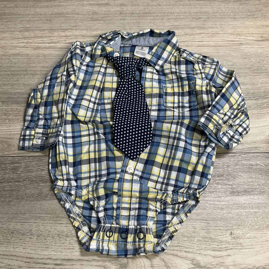 BOYS - 6 Months - Outfit Onesie w/ Tie