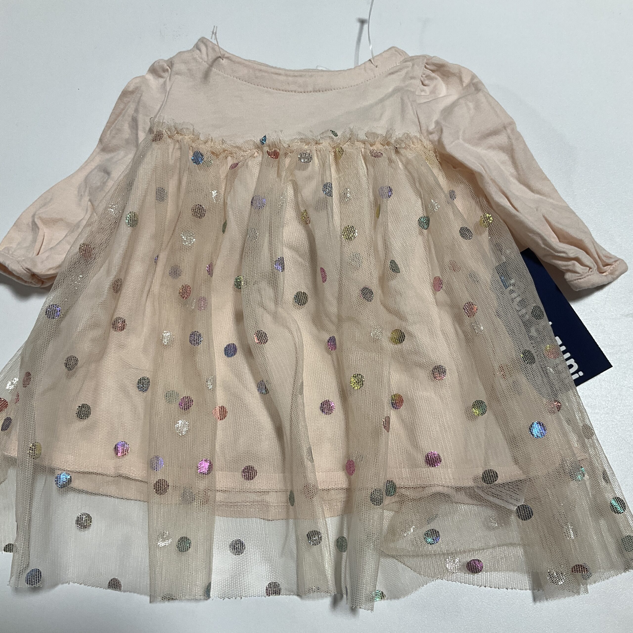 GIRLS - 3/6 Month - Dress with Bloomers
