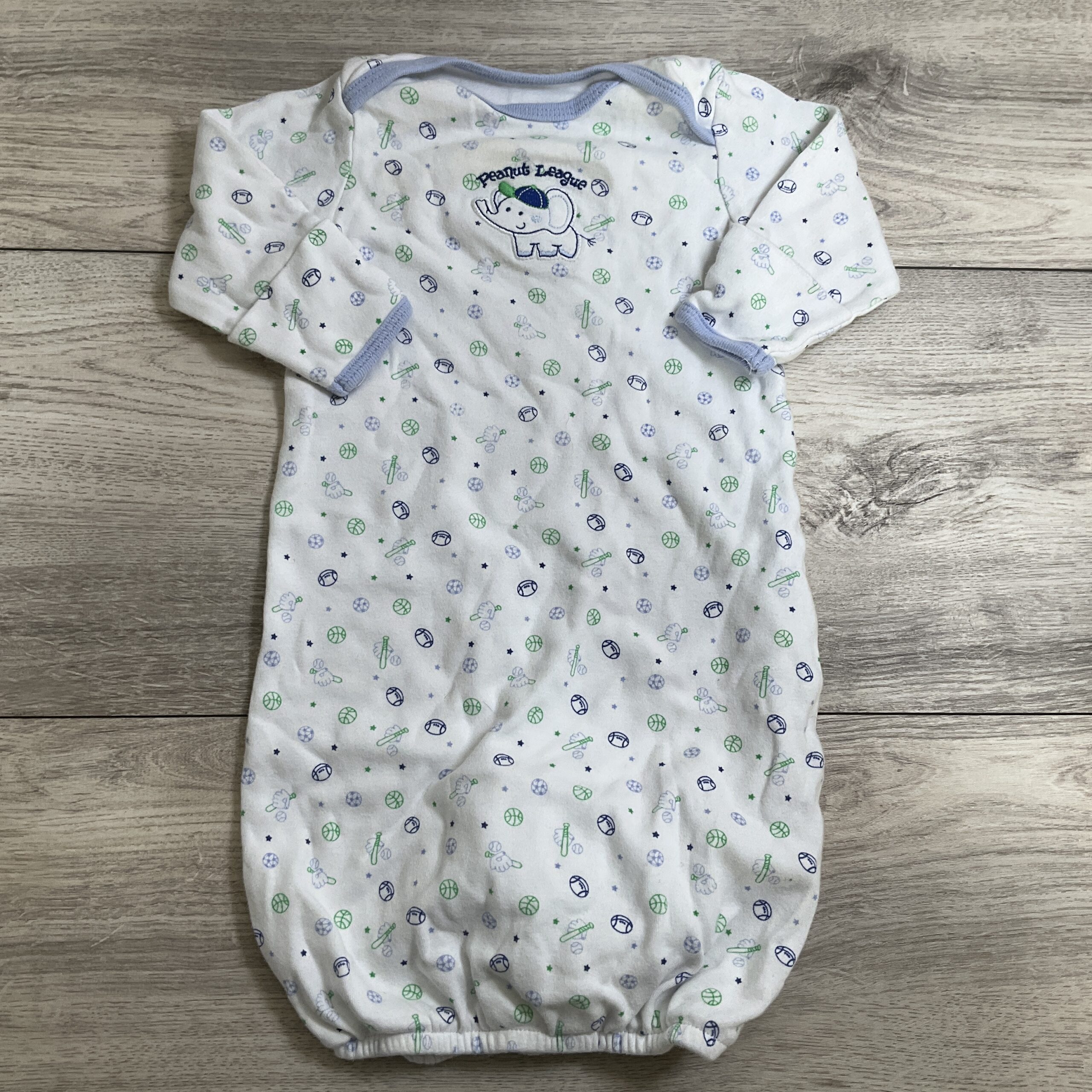 BOYS - 0/6 Month - Sleep Gown - Semi- Play Clothes