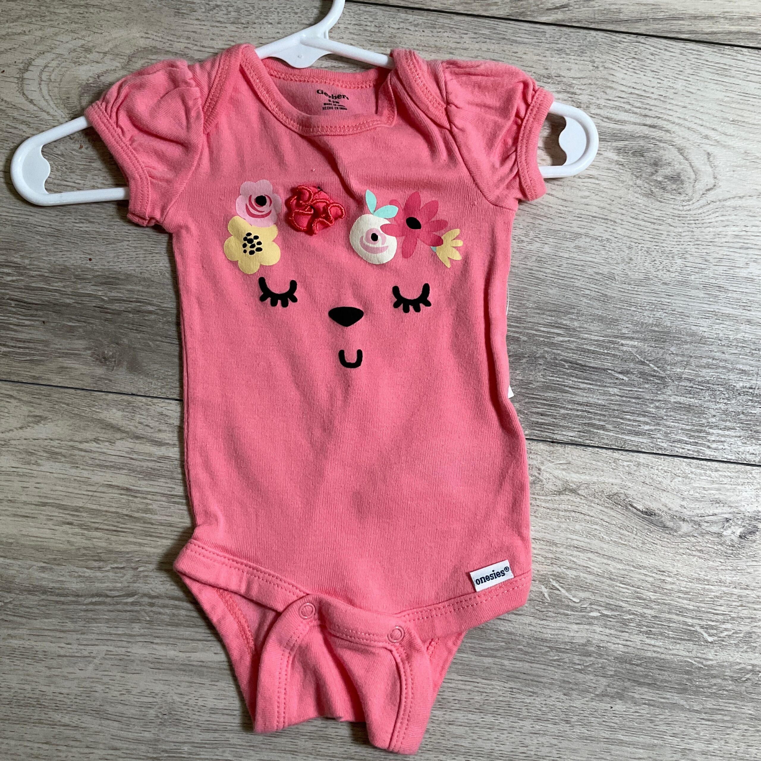 GIRLS - 0/3 Month - Onesie