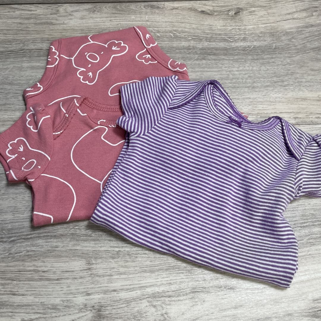 GIRLS - 6 Months - 2 Piece Onesies - NEW