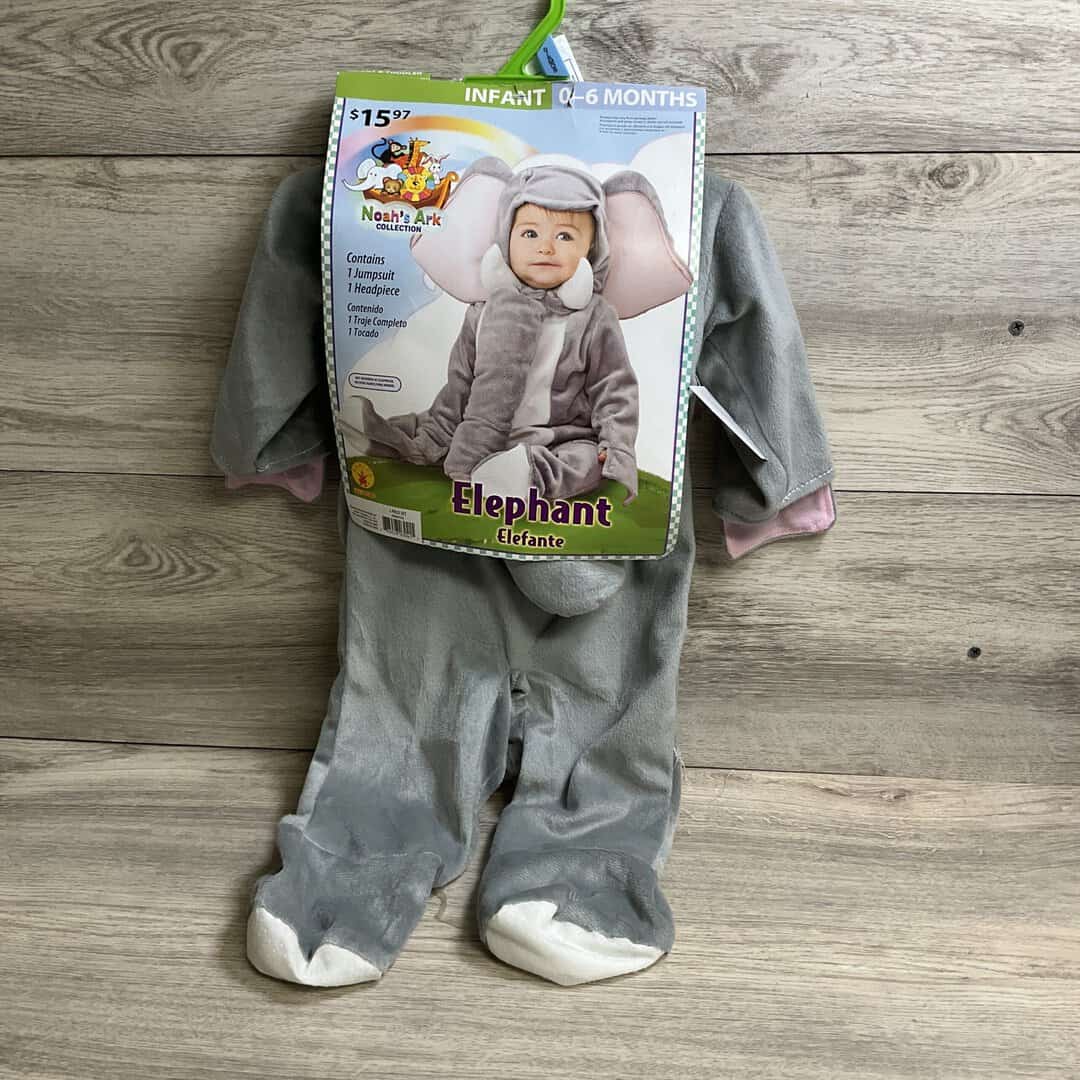 Elephant Costume 0/6 Months - NEW