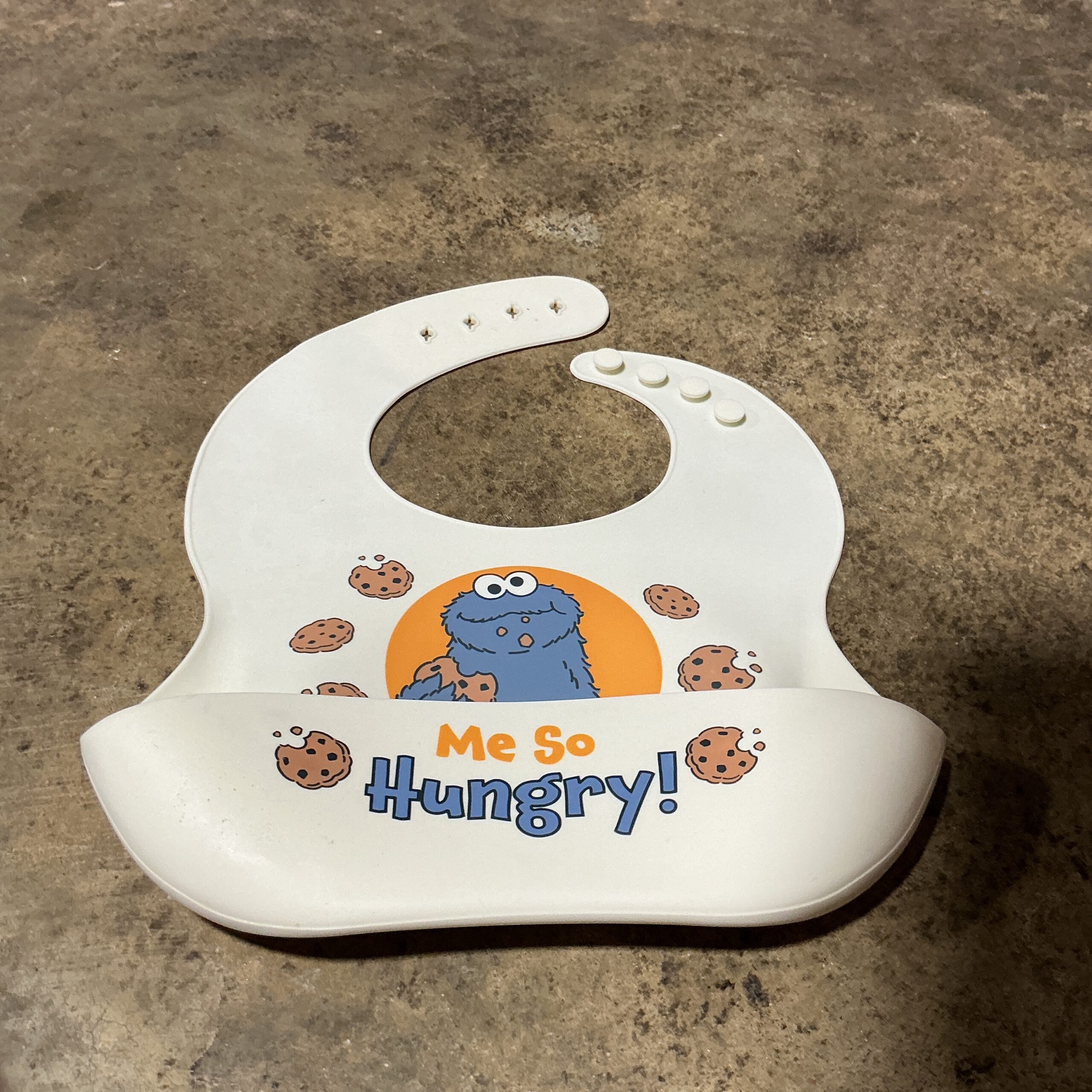 Cookie Mon Bib