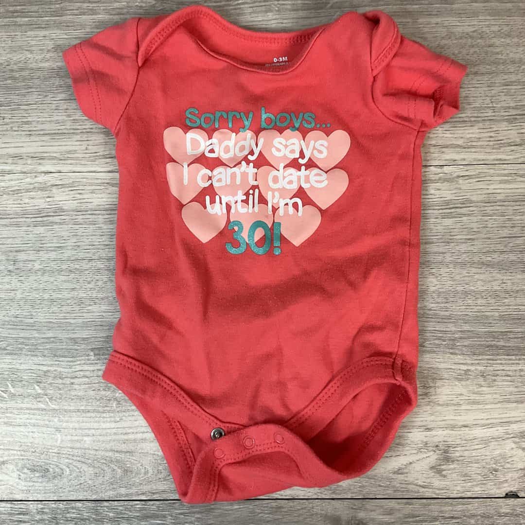GIRLS - 0/3 Months - Onesie - Signs of Wear