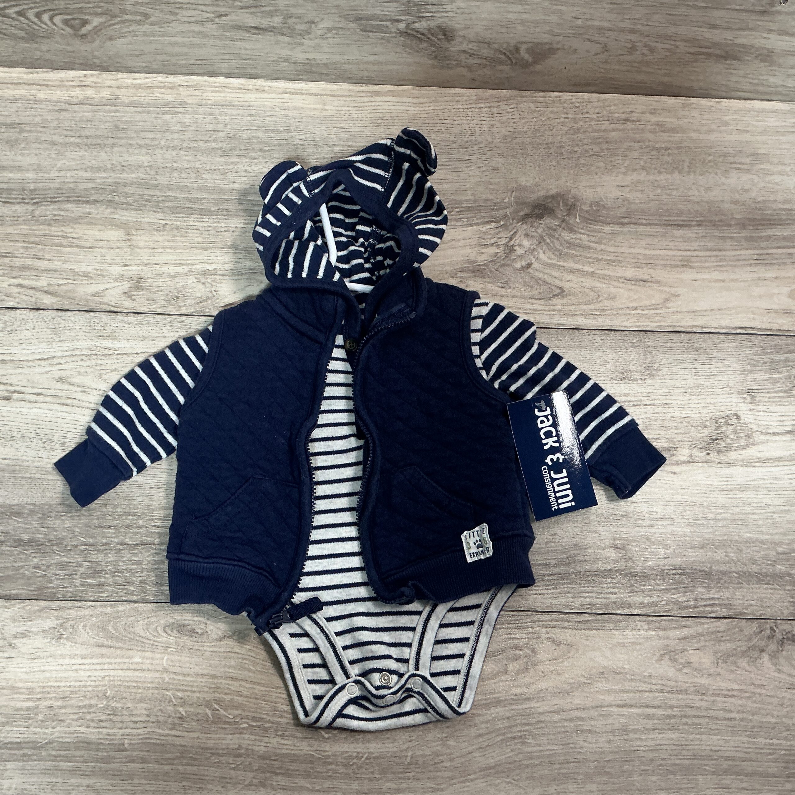 BOYS - 3 Month - Onesie with Vest