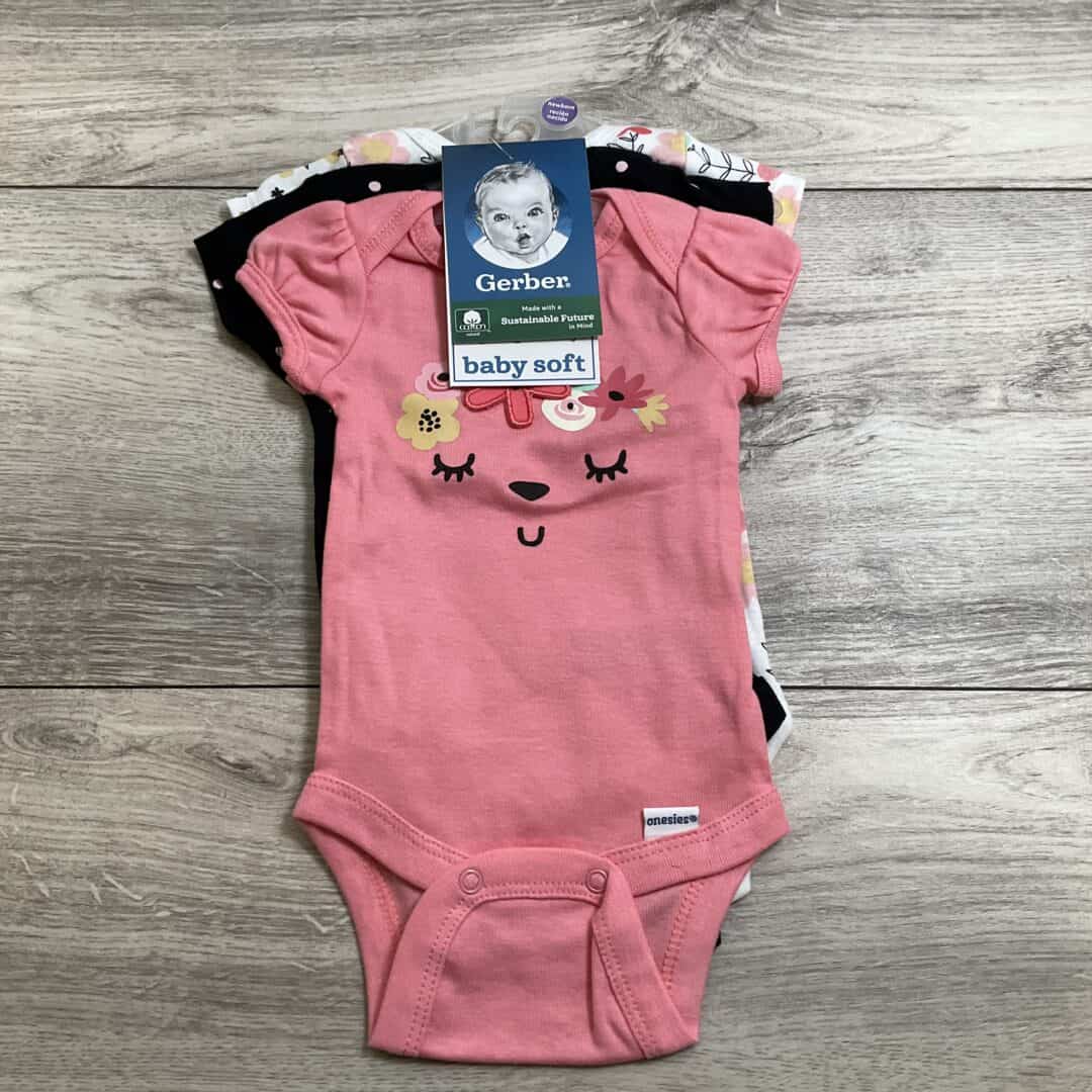 GIRLS - NB - New 3 Pack Onesie