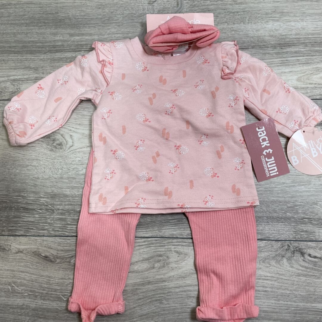 GIRLS - 3/6 Months - Outfit - NEW