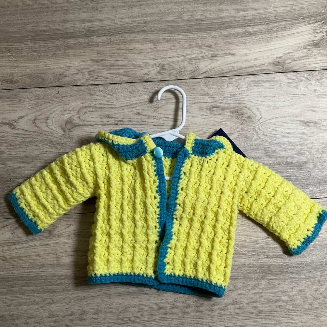 GIRLS - 3/6 Month - Knit Cardigan