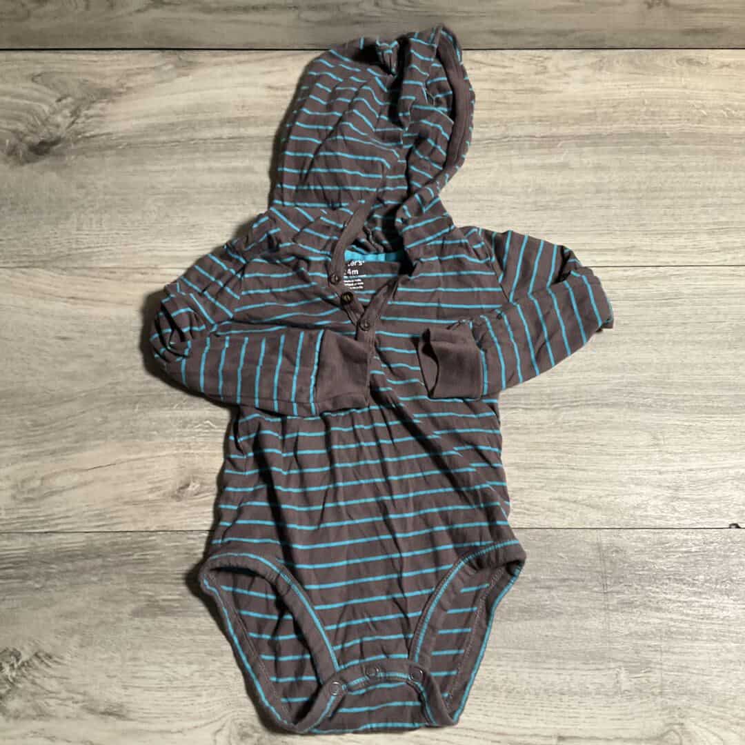 BOYS - 24 Months - Hooded Onesie