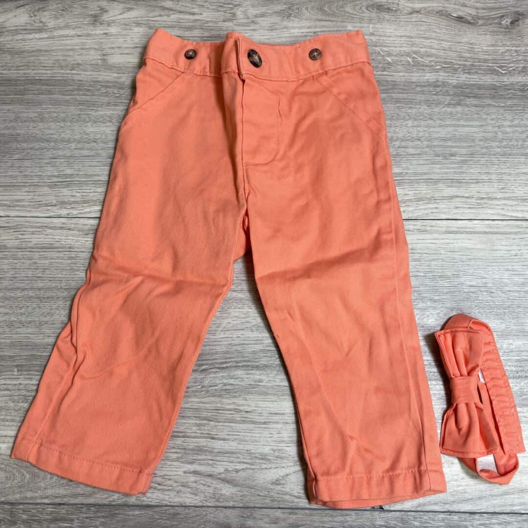 BOYS - 9 Months - Dress Pants w/ Bow Tie