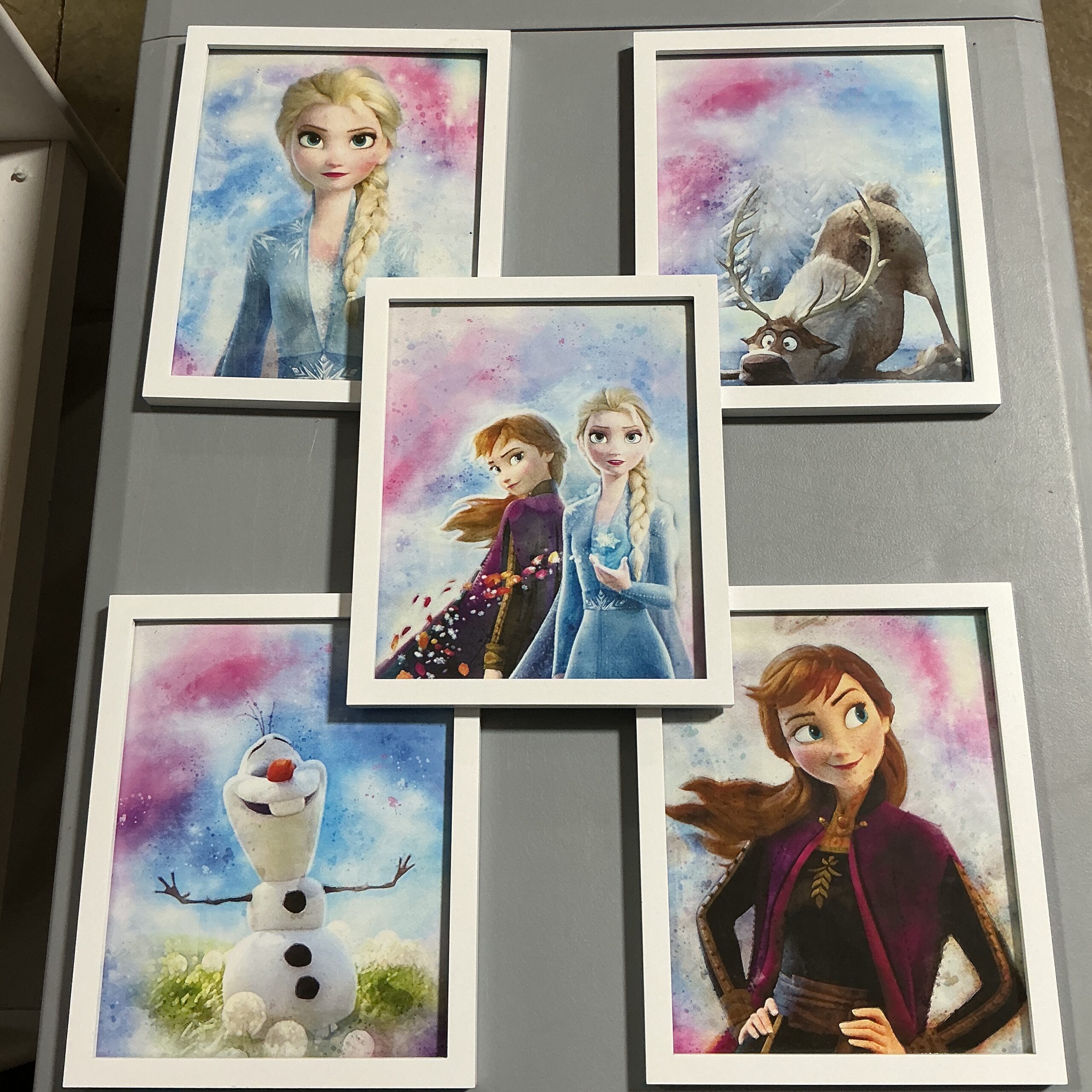 Disney - Elsa and Anna Frames - Set of 5