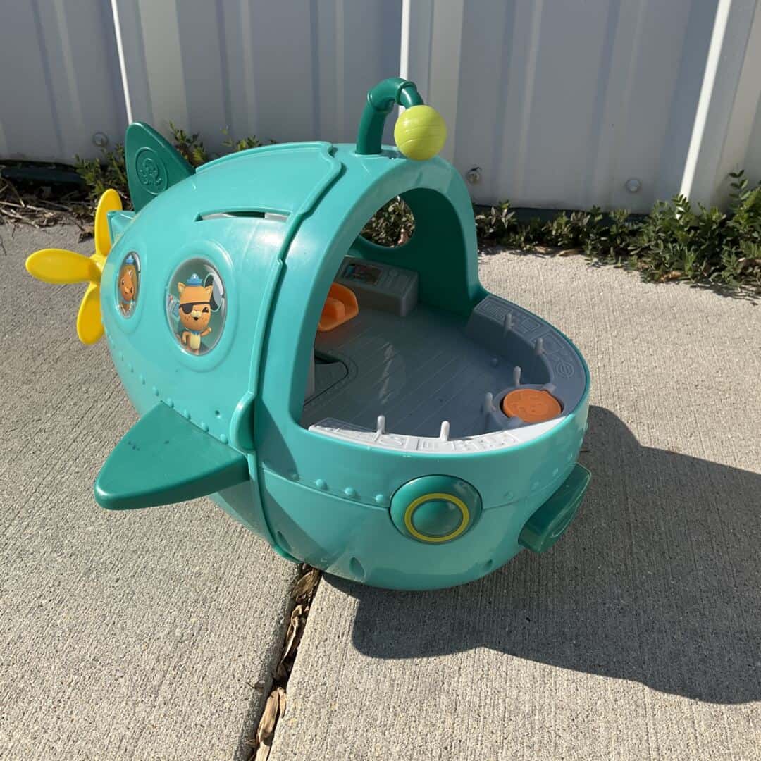 Octonauts Gup A Deluxe Submarine Fisher Price Playset Mattel Vehicle 2016 - 14” - VINTAGE