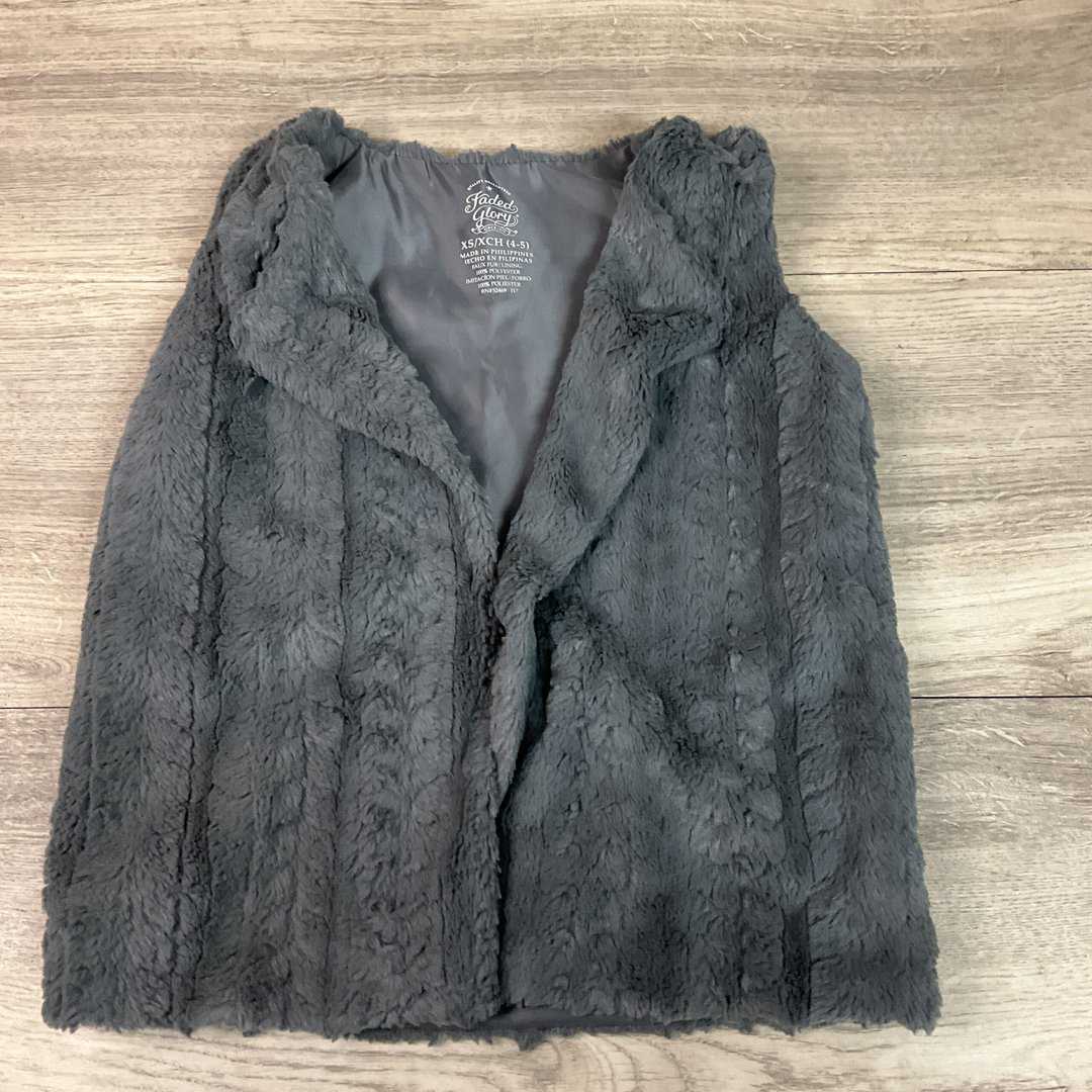 GIRLS - Size 4/5 - Fur Vest
