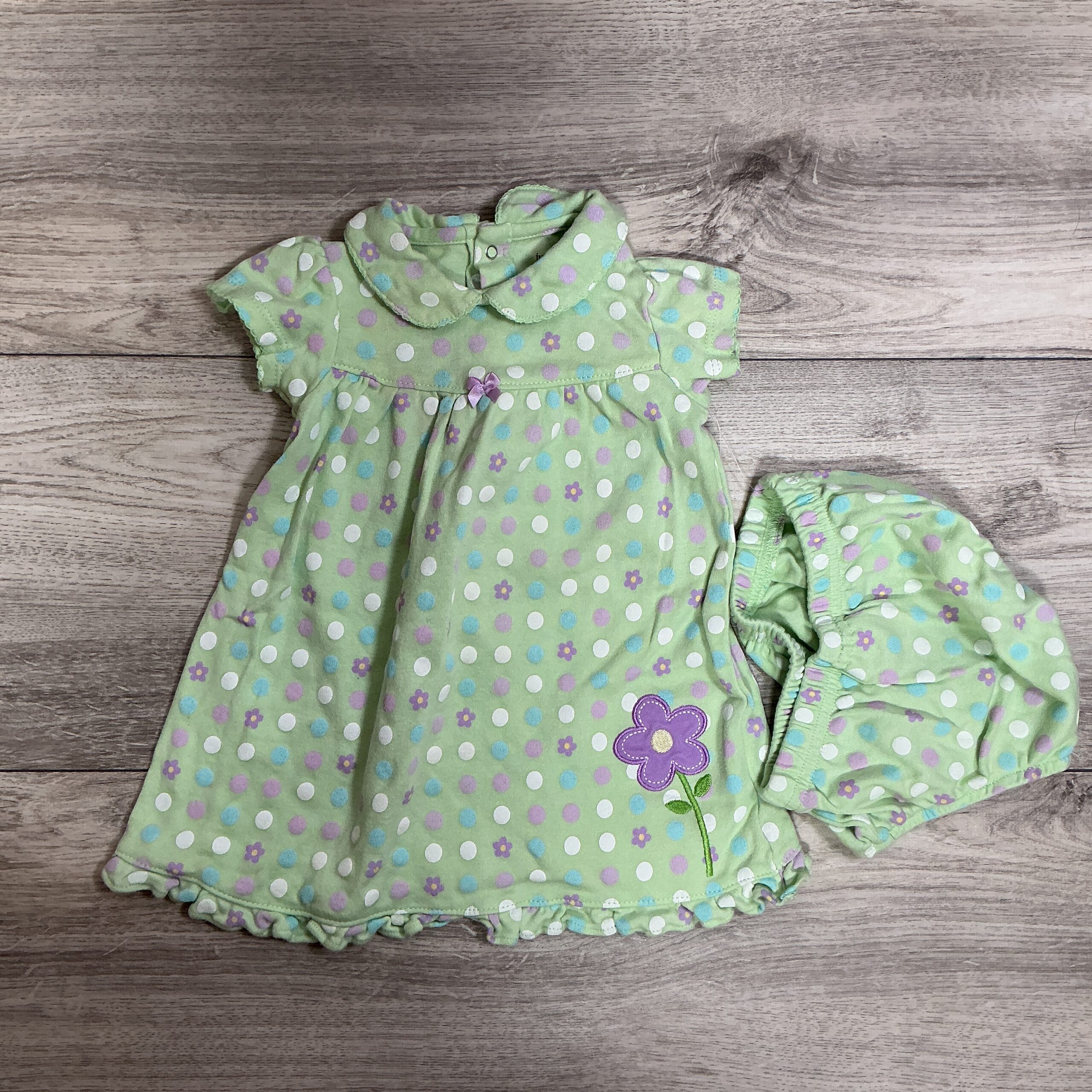 GIRLS - 12 Month - Dress and Bloomers
