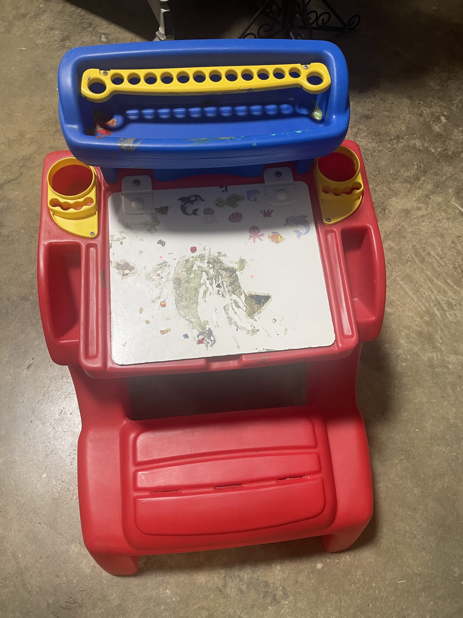 Well Loved Art Table
