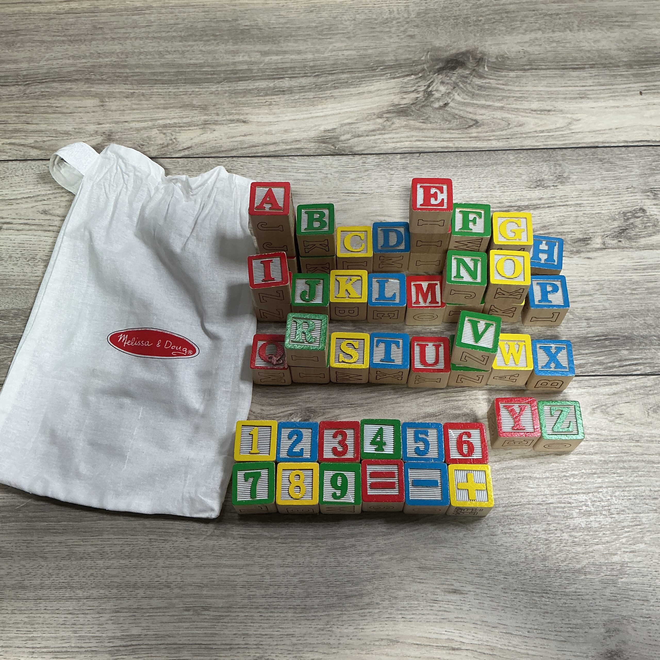 Small Wooden ABC Blocks