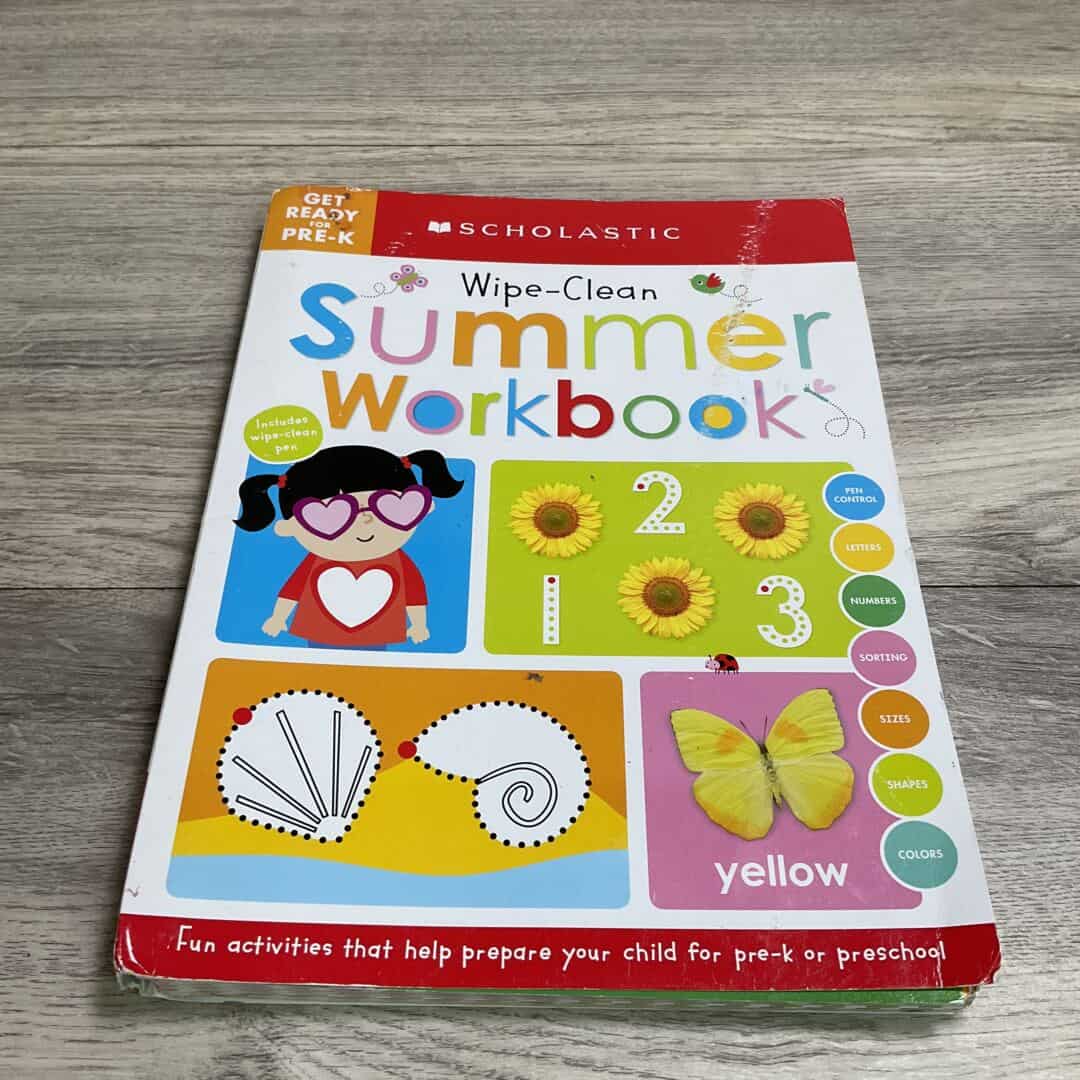 Summer Workbook Wipe - Clean