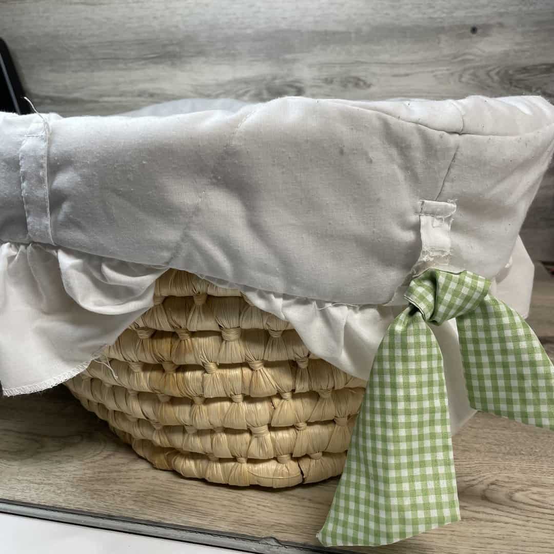 Moses Basket  w/ Pad & Cover (Both Could Use a Wash)