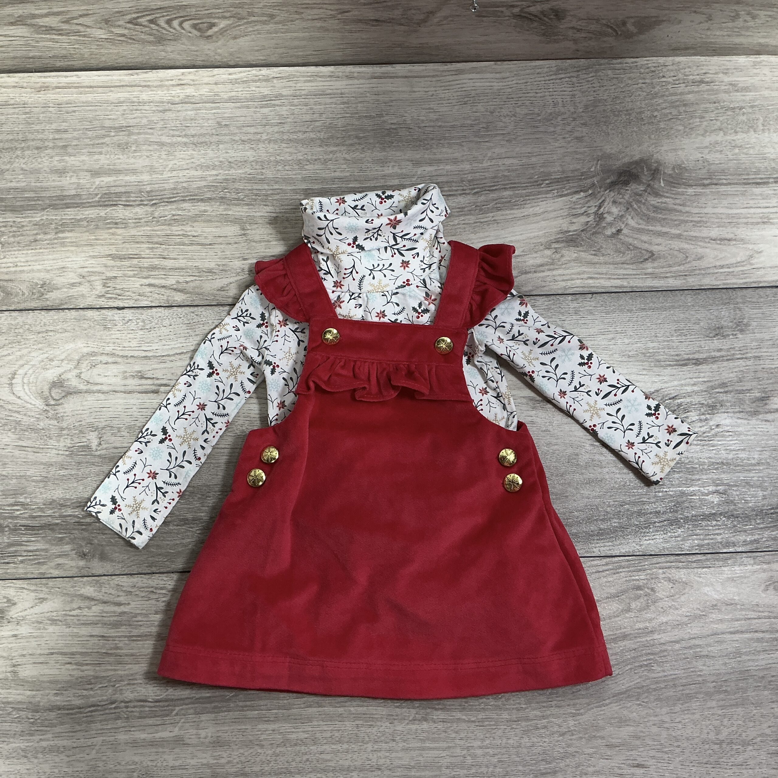 GIRLS - 3/6 Month - Overall Dress