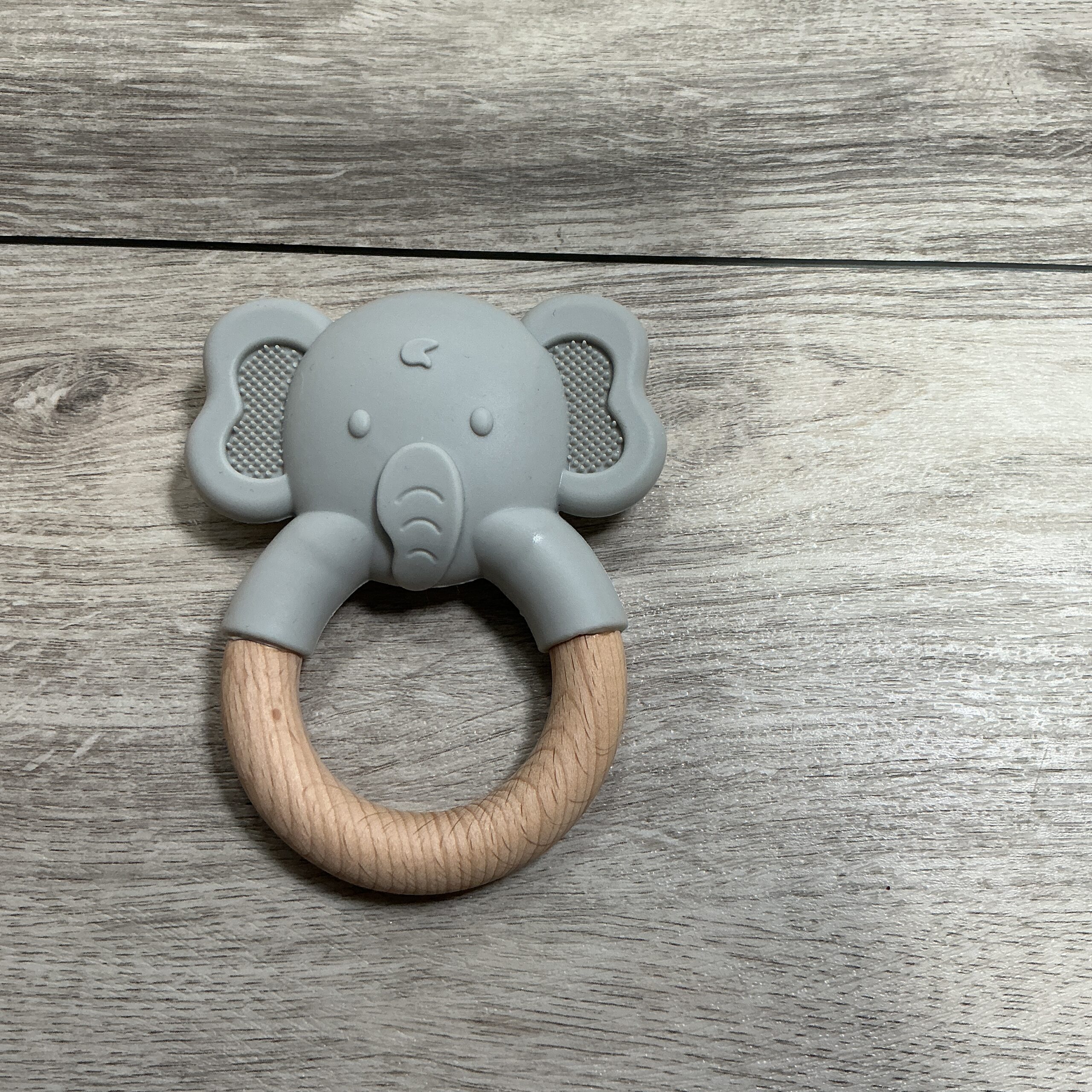Baby Elephant Teething Ring