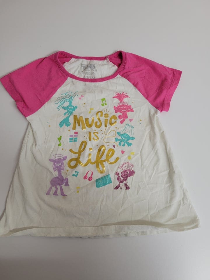 GIRLS - #852- Size 6 - Shirt - Play Clothes Condition